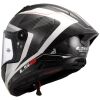 LS2 FF805 THUNDER-06 GP AERO CARBON-6K helma bílá/šedá vel.M